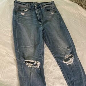 American Eagle Outfitters Blue Boyfriend Relaxed Fit Jeans